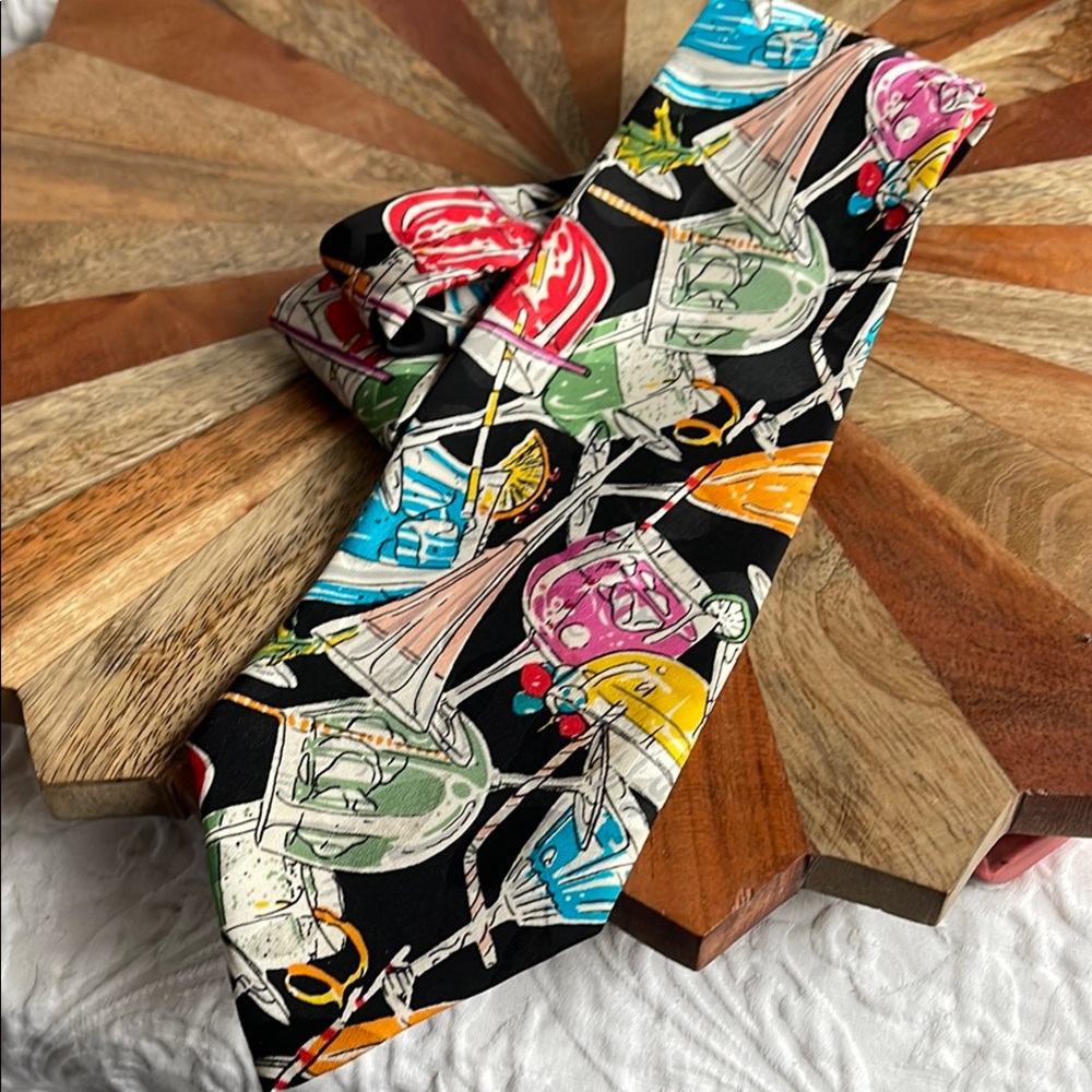 Colorful Patterned Men's Tie